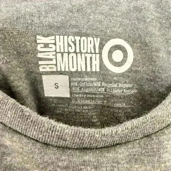 Target Womens Black History Month T Shirt Names On Front And Back Size Small - Picture 4 of 5